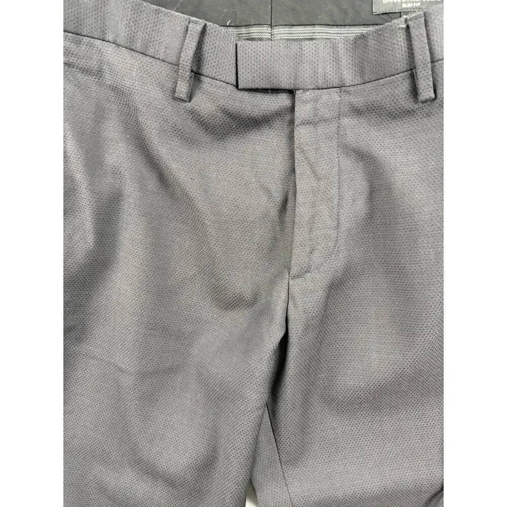 Banana Republic Men’s Slim Fit Black Textured Dress Pants - Size 32x30